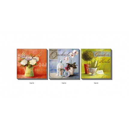 Wooden 3 Pis Set(14x14)  (T-1307)